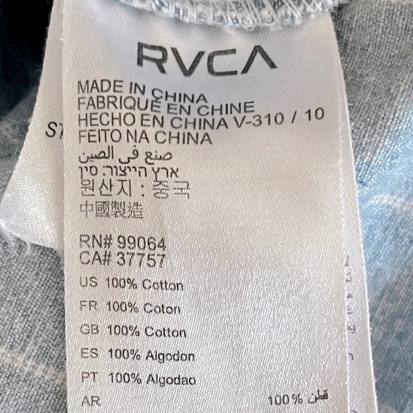 ๐บ RVCA Trail It Vertical Striped Vintage Washed Denim Dress Size S - Picture 12 of 15
